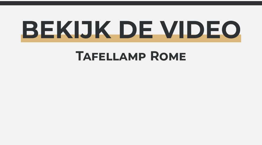 BandiO Oplaadbare Tafellamp Rome