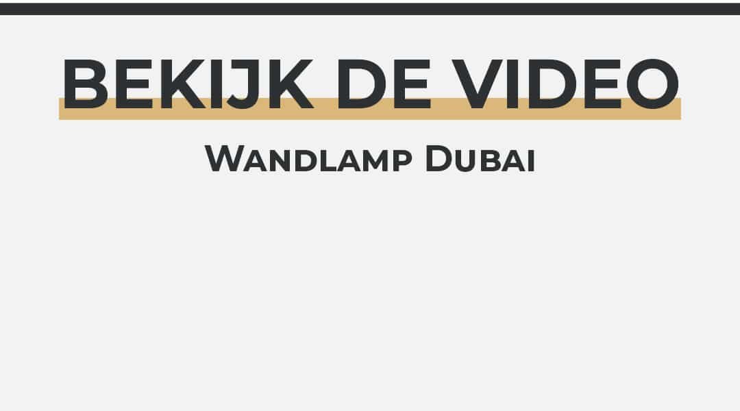 BandiO Oplaadbare Wandlamp Dubai